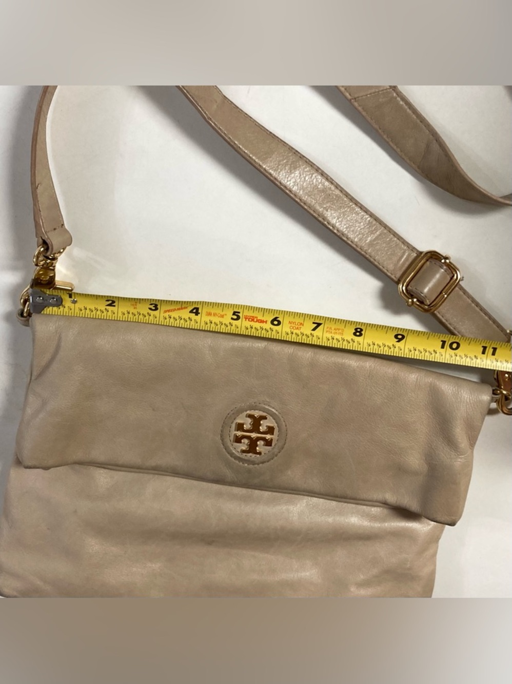 Tory Burch Tan Foldover Crossbody - Picture 8 of 12